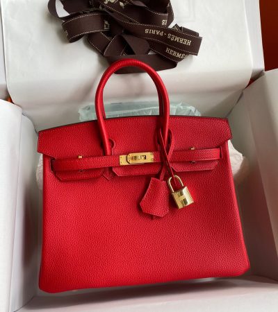 Replica Hermes Birkin Red Togo Gold - top-rated replica designer bag