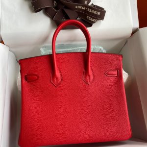 Replica Hermes Birkin Red Togo Gold - 1:1 designer replica handbag