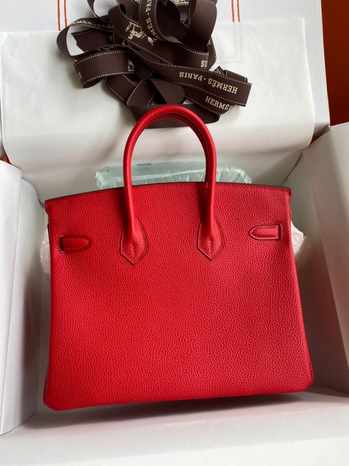 Replica Hermes Birkin Red Togo Gold - 1:1 designer replica handbag