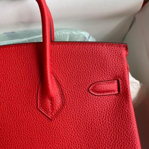 Replica Hermes Birkin Red Togo Gold - top-rated replica designer bag