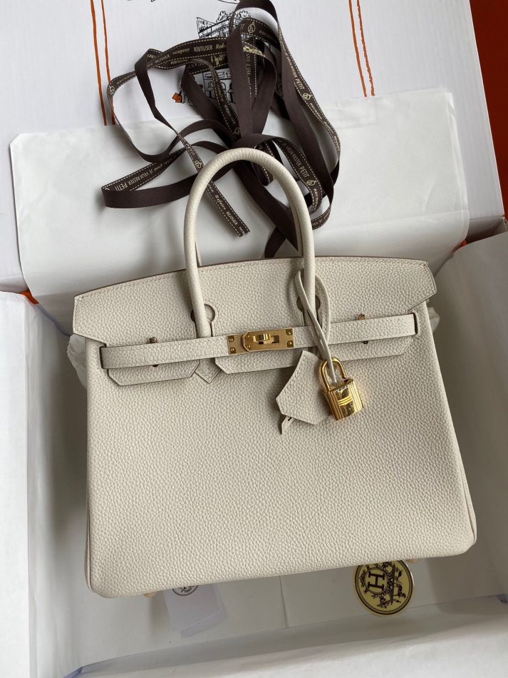 Replica Hermes Birkin White Togo Gold - top-rated replica designer bag