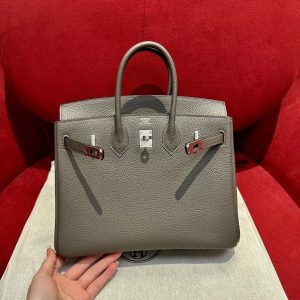 Replica Hermes Birkin Pewter Gray Togo - premium 1:1 fake handbag model