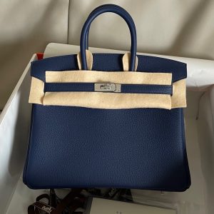 Replica Hermes Birkin Sapphire Blue Togo - elite superclone designer purse