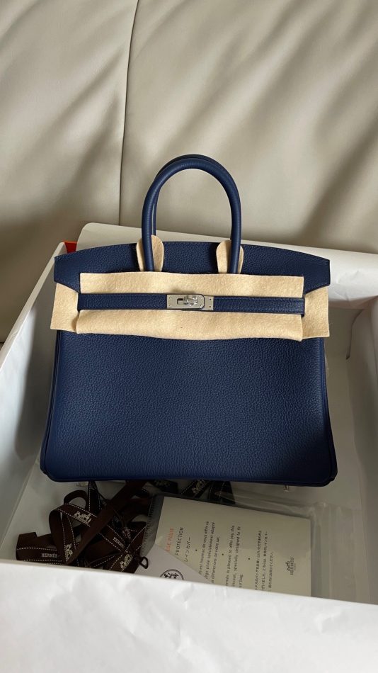 Replica Hermes Birkin Sapphire Blue Togo - elite superclone designer purse