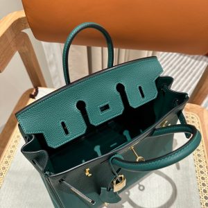 Replica Hermes Birkin Peacock Green Togo - ultra-realistic fake designer tote