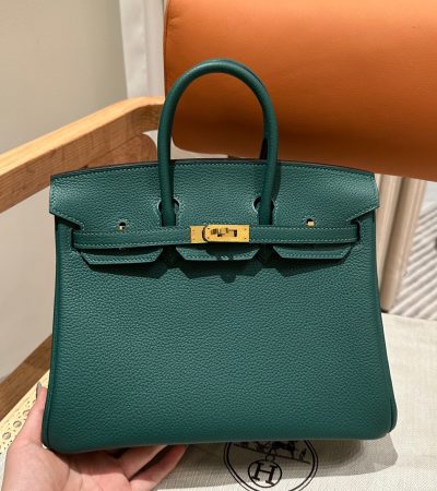 Replica Hermes Birkin Peacock Green Togo - high-end fake designer purse
