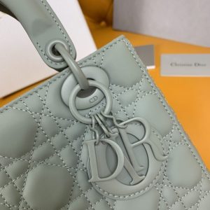Replica Lady Dior Matte Grey ABC - best-selling designer handbag dupe