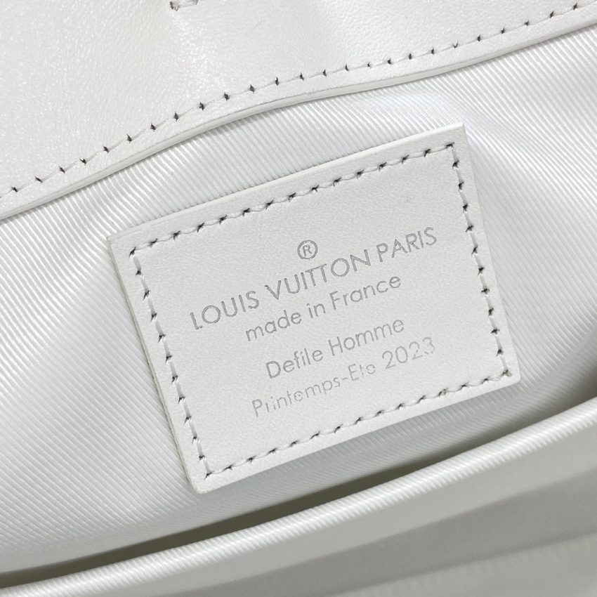 Replica Louis Vuitton Sac Plat 24H White - top-rated replica designer bag