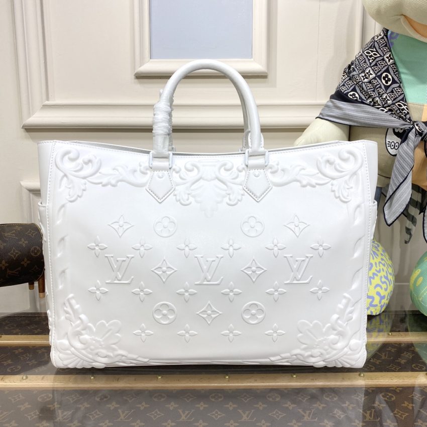 Replica Louis Vuitton Sac Plat 24H White - realistic designer-inspired fake bag