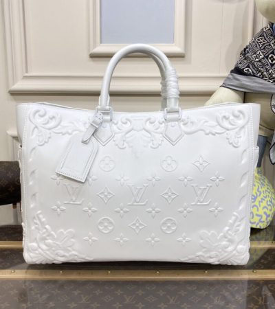 Replica Louis Vuitton Sac Plat 24H White - realistic designer-inspired fake bag