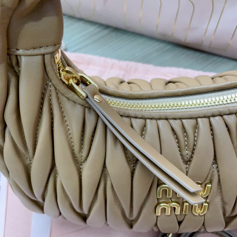 Replica Miu Miu Wander Brown - top-tier luxury replica shoulder bag