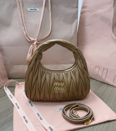 Replica Miu Miu Wander Brown - best quality luxury bag dupe