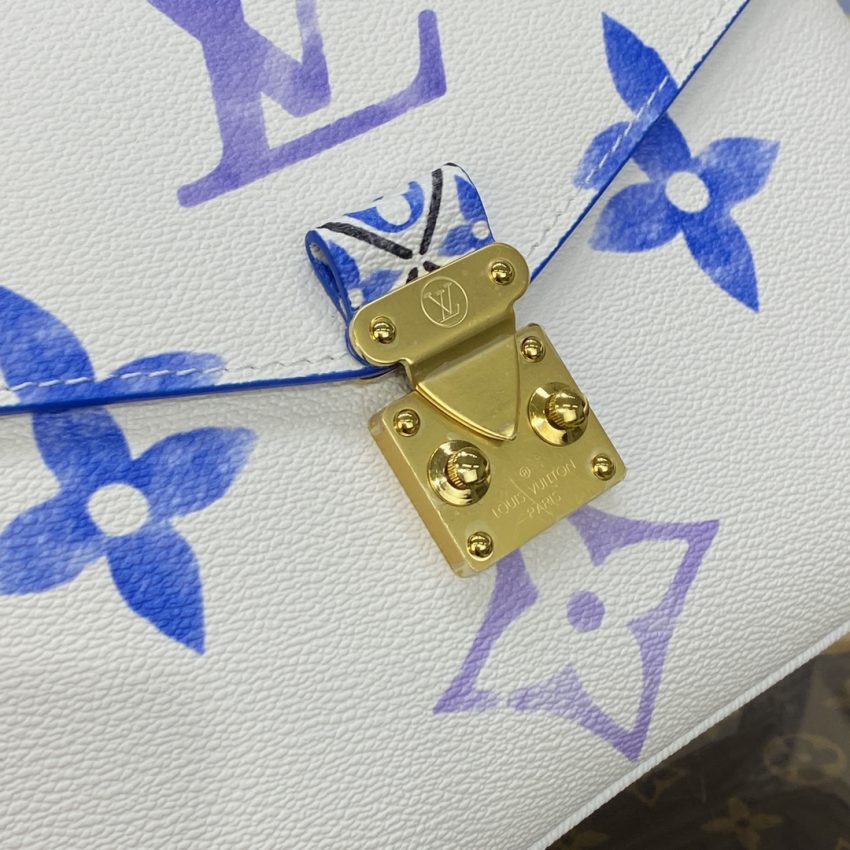 Replica Louis Vuitton Pochette Metis Blue - top-rated replica designer bag