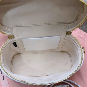 Replica Miu Miu Cosmetic Bag White - elite superclone designer purse