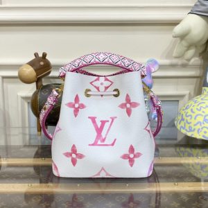 Replica Louis Vuitton NeoNoe BB White Pink - authentic-look luxury purse replica