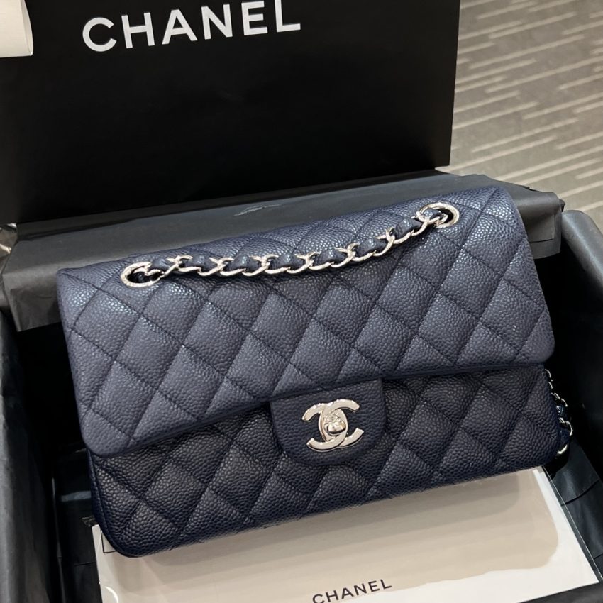 Replica CHANEL Classic Flap 23cm Sea Blue - realistic designer-inspired fake bag
