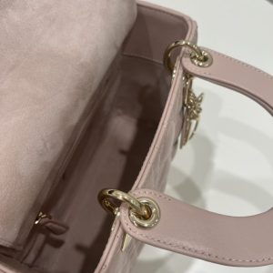 Replica Lady Dior Pale Pink ABC - high-quality designer bag clone