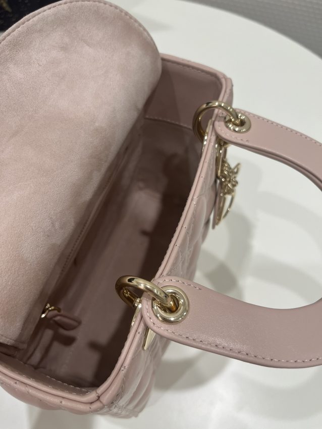 Replica Lady Dior Pale Pink ABC - high-quality designer bag clone