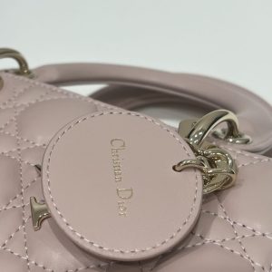 Replica Lady Dior Pale Pink ABC - premium-grade designer purse dupe