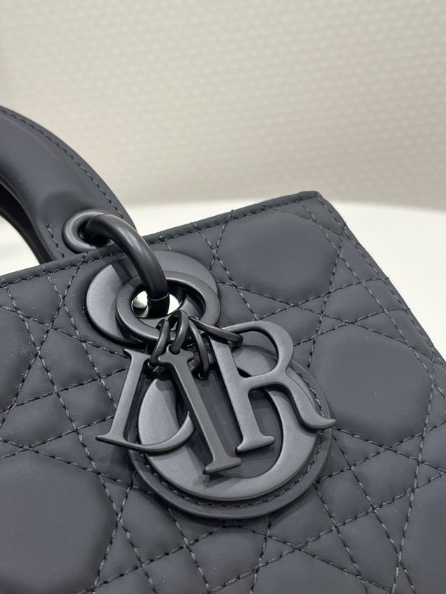 Replica Dior Lady D-Joy Bag Black Matte - best quality luxury bag dupe