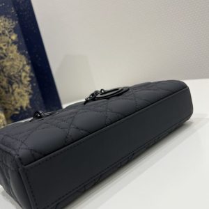 Replica Dior Lady D-Joy Bag Black Matte - near-authentic luxury replica handbag
