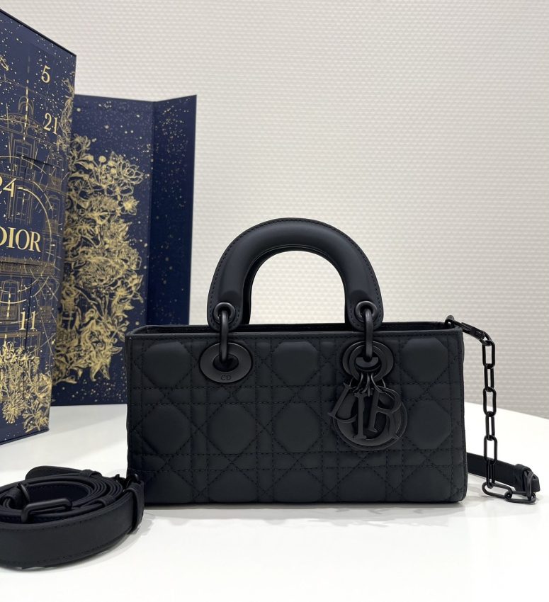 Replica Dior Lady D-Joy Bag Black Matte - top-tier luxury replica shoulder bag