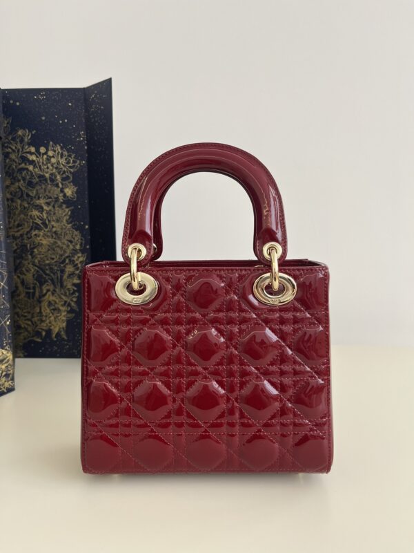 Replica Lady Dior Patent Red - elite superclone designer purse