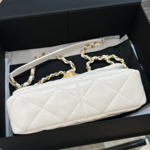 Replica CHANEL 23s Love Enamel Flip Bag Pink - top-tier luxury replica shoulder bag