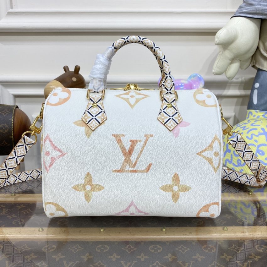 Replica Louis Vuitton Speedy Bandouliere 25 Apricot - ultra-realistic fake designer tote