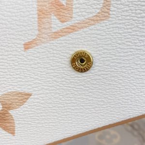 Replica Louis Vuitton Felicie Pochette White Apricot - premium-grade designer purse dupe