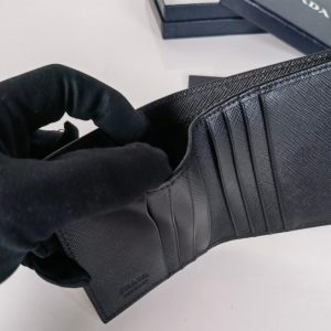 Replica Prada Saffiano Short Wallet - elite superclone designer purse