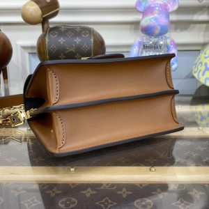 Replica Louis Vuitton Dauphine Mini Brown - top-tier luxury replica shoulder bag