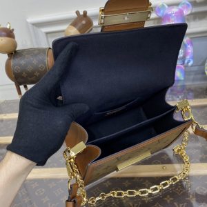 Replica Louis Vuitton Dauphine Mini Brown - elite superclone designer purse