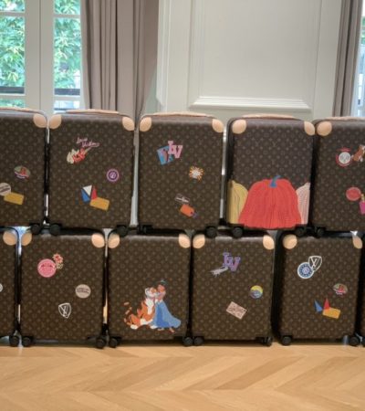 Replica Louis Vuitton Suitcase Custom Colors - realistic designer-inspired fake bag