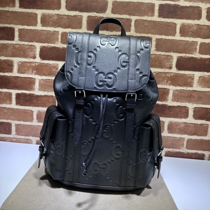 Replica Gucci Medium Backpack Full Black - high-quality designer bag clone