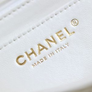 Replica CHANEL CF 20 cm Handle White - high-end fake designer purse