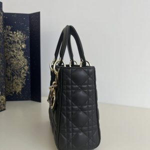 Replica Lady Dior Black ABC - top-rated replica designer bag