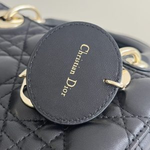 Replica Lady Dior Black ABC - premium-grade designer purse dupe