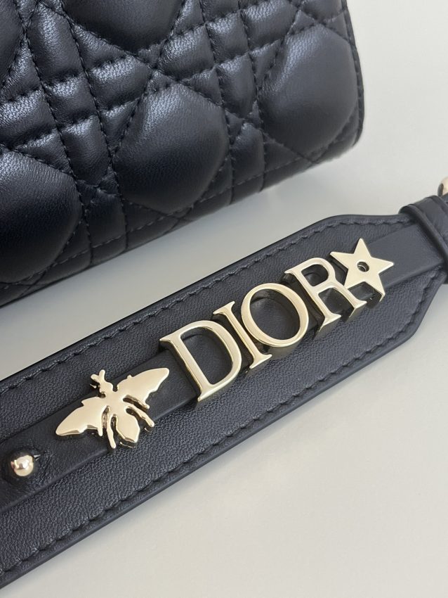 Replica Lady Dior Black ABC - high-quality designer bag clone