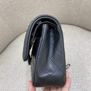 Replica CHANEL Classic Flap 25cm Black Gold - 1:1 designer replica handbag
