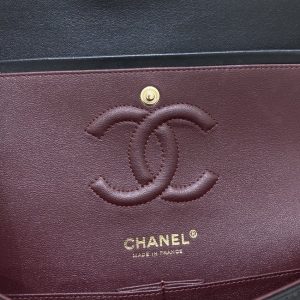 Replica CHANEL Classic Flap 25cm Black Gold - high-end fake designer purse