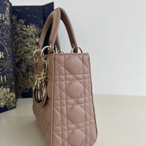 Replica Lady Dior Blush Pink ABC - best quality luxury bag dupe