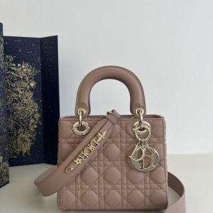 Replica Lady Dior Blush Pink ABC - top-tier luxury replica shoulder bag