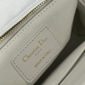 Replica Dior Lady Dior White ABC - high-quality designer bag clone