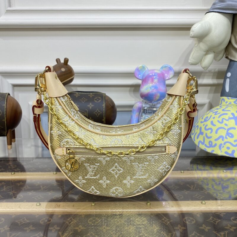 Replica Louis Vuitton Loop Golden Canvas - near-authentic luxury replica handbag