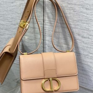 Replica Dior 30 Montaigne Apricot - 1:1 designer replica handbag