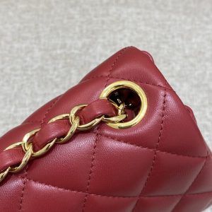 Replica CHANEL Classic Flap 17cm Red - best quality luxury bag dupe