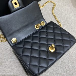 Replica CHANEL 23S Camellia Square Black - best-selling designer handbag dupe