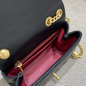 Replica CHANEL 23S Camellia Square Black - 1:1 designer replica handbag