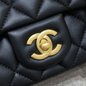 Replica CHANEL 23S Camellia Square Black - 1:1 designer replica handbag